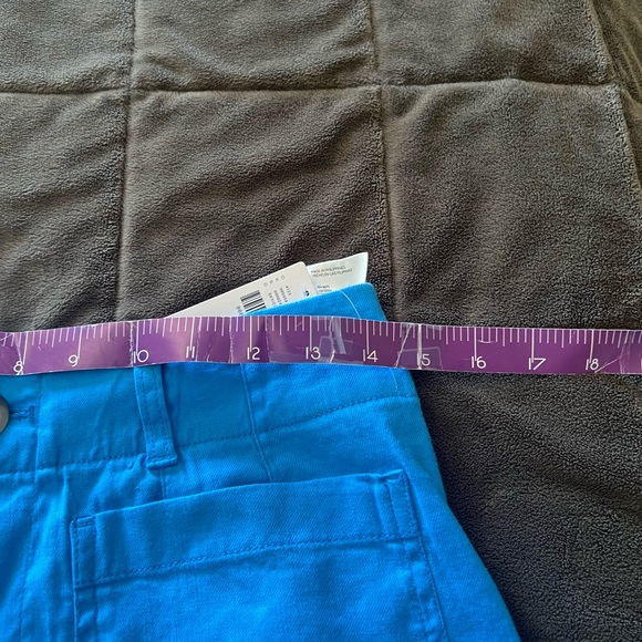 NWT Anthropologie Maeve The Colette Cropped Wide-Leg Pants Linen Sky Blue New - Picture 6 of 9